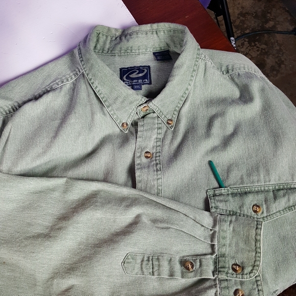 Mens long sleeve button down shirt - Picture 6 of 6